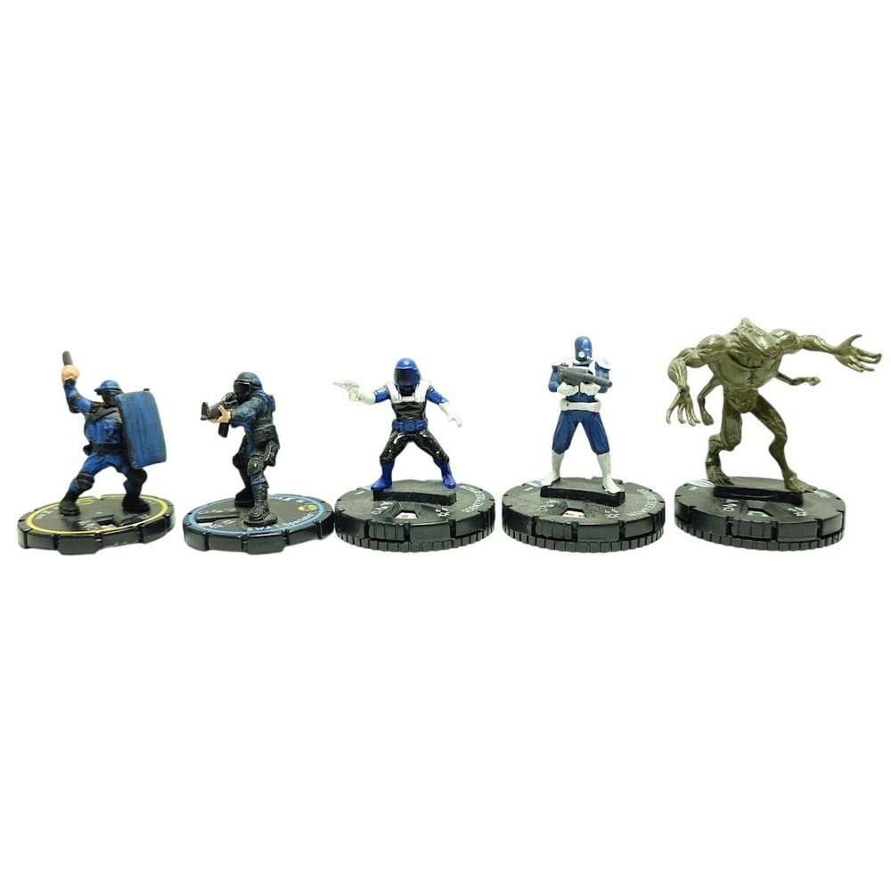 HeroClix Figure Lot SWAT Nowhere Soldier Dagon Marvel‎ Set # Game Miniatures